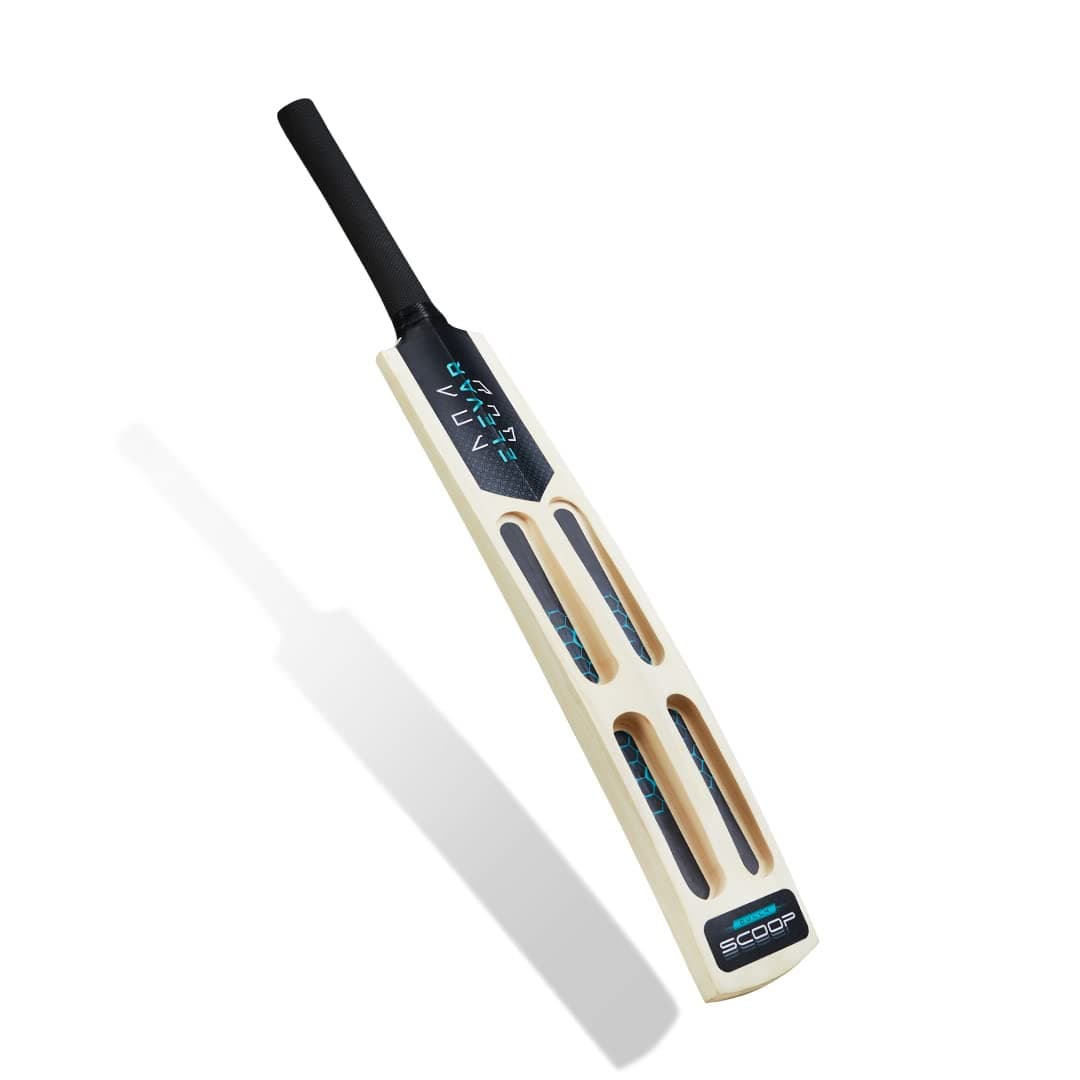 ELEVAR Wood Gully Scoop, Scooped Bat For Hard & Soft Tennis Ball (Soft Tennis Ball)
