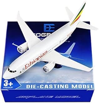 EcoGrowth Model Planes Ethiopia Airplane Model Airplane Plane die-cast Planes for Collection & Gifts for Christmas, Birthday