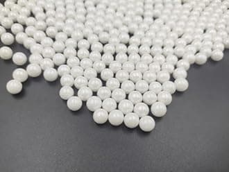 Edible White Pearl Sugar Sprinkles 3.53 oz, 7mm Candy Pearls Ideal for Baking, Cake and Cupcake Toppers, Cookie Decoration, Ice Cream Topping, Wedding Shower Valentines Halloween Christmas