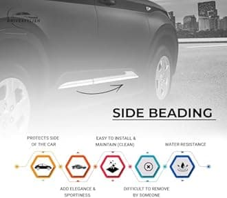 Car Door Body Side Beading/Molding/Cladding for Hyundai Exter Set of 04