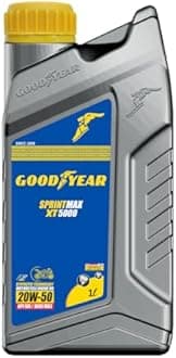 GOODYEAR 1.0 Ltrs 20W50 Sprintmax XT5000 4T Synthetic Engine Oil | High Performance Engine Oil For Bikes/Motorcylce with Enhanced Engine Protection