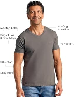 True Classic - Men's V-Neck Short Sleeve T-Shirt