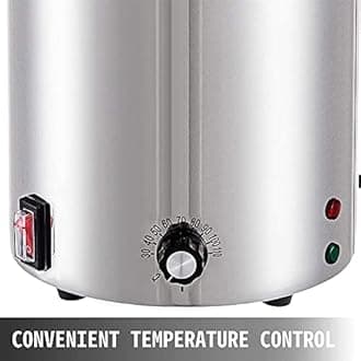 Professional Cheese Tempering Machine, Chocolate Warmer Dispenser, Electric Sauce Warmer 30-110 ℃ for Warm Dark Cheese Caramel, Quick and Easy, Delicious Food