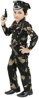 Chandrika Kids Army Costume Dress For Boys (4-5 Years)