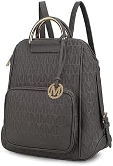 MKF Collection Signature Women Backpack, Vegan Leather Travel Bag Top-Handle Fashion Daypack Business Work Bag by Mia K | Travel Bag, Fashion, Business, Work Bag, by Mia K