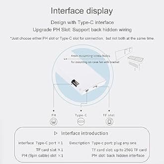 WOWNOVA 8.8" Computer Temp Monitor (Dynamic Theme Supported), 1 Click 1 Cable to Get Started Quickly PC Temperature Display Sensor Panel IPS Mini Secondary Screen CPU RAM HDD Data FPS Monitor (Black)