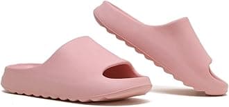 youermei Cloud Slides for Women and Men, Platform Slides Slippers, Non-Slip Quick Drying Soft Lightweight Shower Shoes, Thick Sole Open Toe Slides Sandals for Indoor & Outdoor
