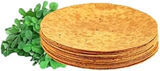 Snaqary Multigrain Khakhra Combo - Methi, Jeera & Plain Flavors | Gujarati Indian Snacks | 100% Natural & Diet-Friendly | Healthy Whole Wheat | 3-Pack, 200g Each