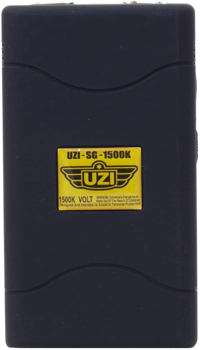 Uzi 1.5-Million-volt Rechargeable Stun Device, Black