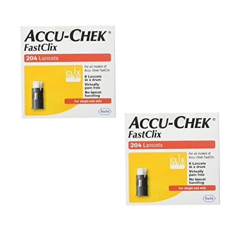 ACCU-CHEK FastClix Lancets 200+4 lancets (2 Pack)