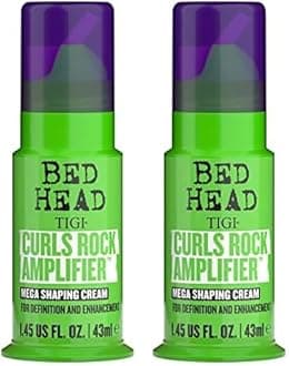 Bed Head by TIGI - Curls Rock Amplifier Curly Hair Cream - Hair Products For Defined Curls - Travel Size - 43ml (Pack of 2)