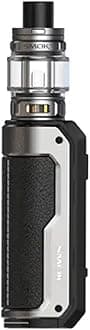JJA Fortis Kit 80W For Smok, 0.96-Inch TFT Color Display, Type-C Fast Charging, Single 18650/21700 Battery (Not Included), Easy To Grip And Non-Slip, 2ML Cartridge No Nicotine, (Silver)
