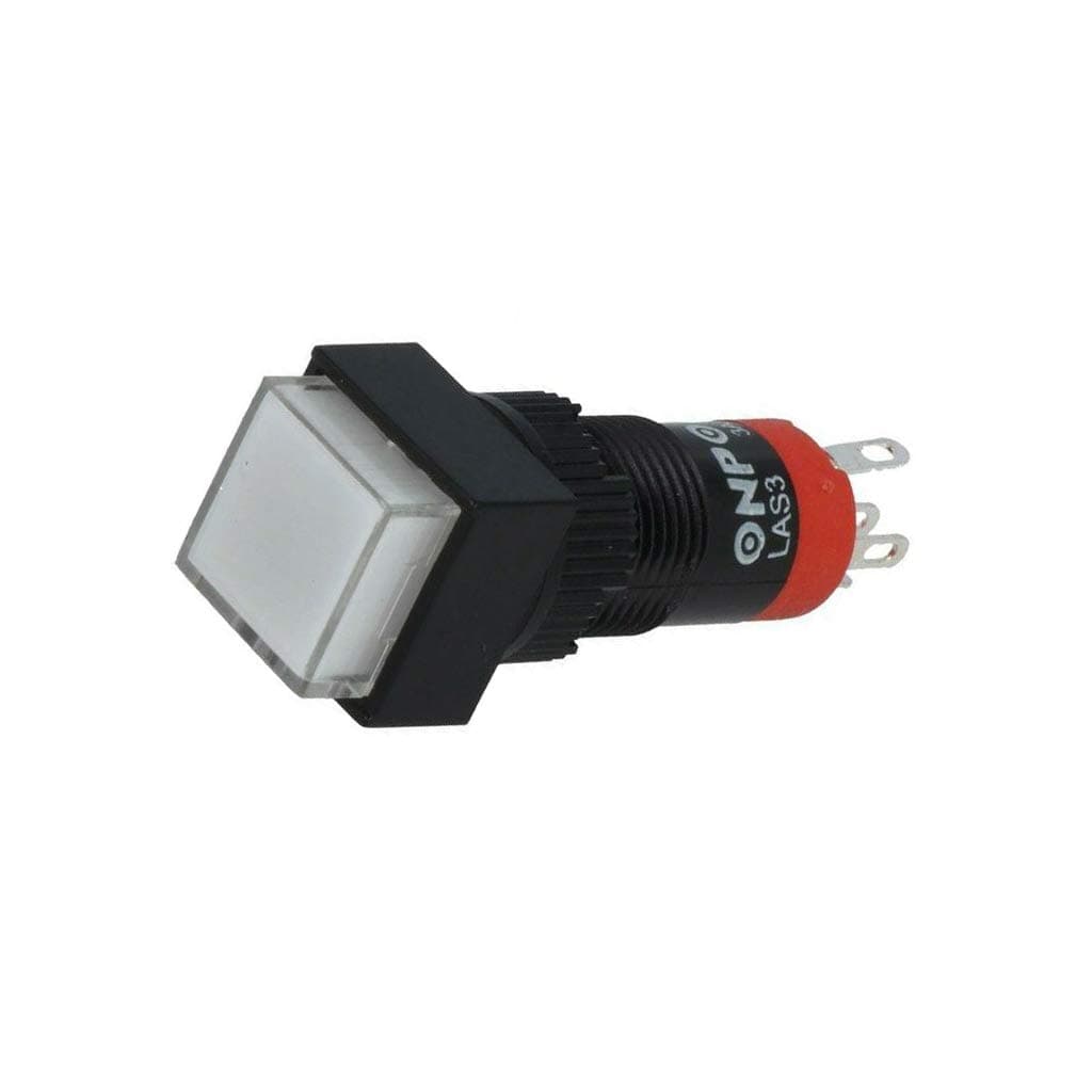 V10F-11-W Switch: Push-Button Pos: 2 SPDT 0.5A/250VAC 1A/24VDC White ONPOW