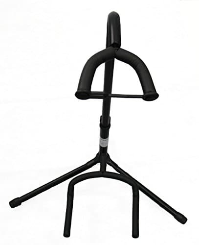 Huamost Adjustable Black Tripod Guitar Stand, Single Stand