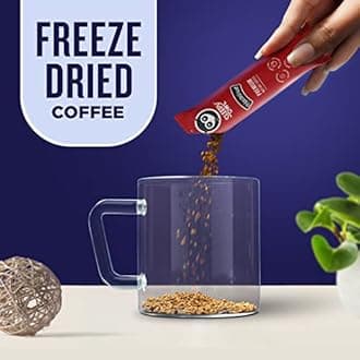 Sleepy Owl Pack of 10 Premium Instant Coffee Sachets | 2g Each - Flavoured Coffee Pouch | 5 Delicious Flavours - Original/Hazelnut/French Vanilla/Filter Coffee/Xpresso | Travel Pack - Easy to Use & Carry | Makes 10 Cups