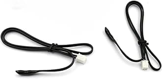 V TELESKY 5PCS Air Conditioning Temperature Sensor 5K 10K 15K 20K 25K 50K 100K Conditioner Tube Sensor Rubber Head Copper Head (10K rubber head)