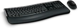 Microsoft Wireless Comfort Desktop 5050 with AES - Keyboard and Mouse