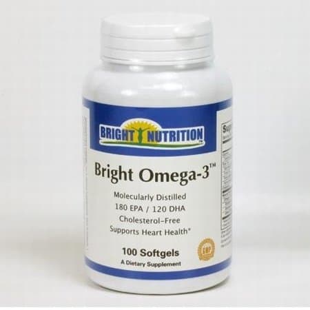 Bright Omega-3-180 EPA/120 DHA - 100 Softgels