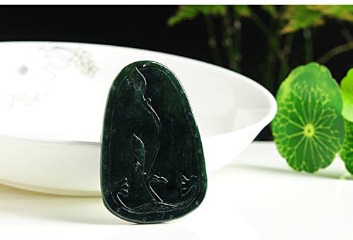 Grade A Natural Omphacite Jadeite Jade Pendant