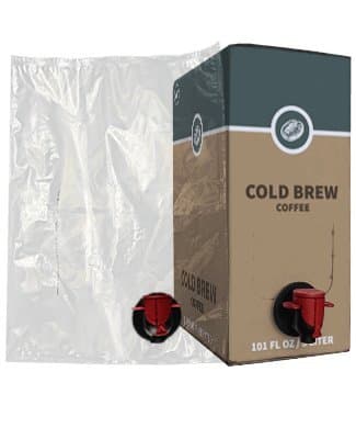 3L Cold Brew Coffee Bag-In-Box Kits [Eco-Friendly Bottle Alternative] - Easily Bottle & Store Your Cold Brew Coffee - Perfect For Coffee Shops! (6 pack of 3L Cold Brew Bags & Boxes)