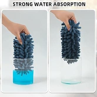 2Pcs Car Interior Duster with Extension Pole Soft Dash Vent Dusting Detailing Wash Brushes with Long Handle Duster Cleaner Tool New Car Must Haves for Cleaning Supplies (Blue)