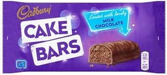 Cadbury Milk Chocolate Cake Bars 5 Pack 150g