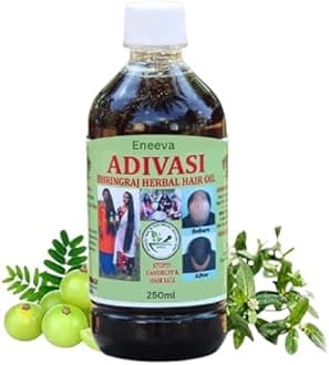 DR. SOFFI - ADIVASI BHRINGRAJ HERBALS Hair Oil, 250ml 100% Natural