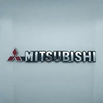 Car Emblem for Mitsubishi L200 Club,ABS Logo Automotive Front and Rear 3D Badge Car Decoration Styling Accessories,Black-S
