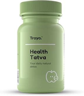 Traya Health Tatva Immunity Booster Tablet for Stress Relief & Metabolism Boost, Plant-Based Ayurvedic Tablets, Contains Pippali, Ajwain & Sonth, 60 Tablets