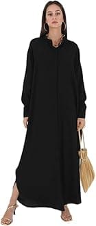 Abayas for Women Muslim Dress Modest Maxi Robe Abaya Kaftan Dresses Eid Prayer Clothes Arabian Islamic Dubai Outfit