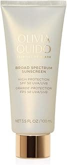 OLIVIA QUIDO Clinical Skincare Broad Spectrum Sunscreen SPF 50 with Lilac Stem Cell | Anti-Aging Skin Protection From UVA and UVB Rays | Water-Resistant Indoor and Outdoor Sunscreen with Matte Finish