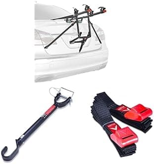 Allen Bike Rack + Adaptor Bar + Cargo Strap Kit for Bicycle