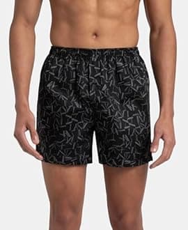Jockey 8222 Men's Super Combed Mercerized Cotton Woven Printed Inner Boxers with Ultrasoft and Durable Inner Waistband (Pack of 2)