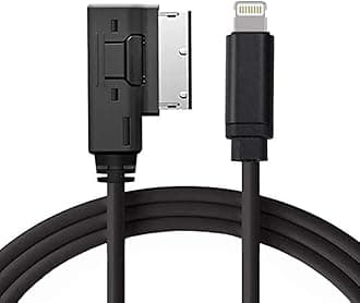 AMI MMI MDI Aux Interface Adapter Cord for iPhone 13 12 11 Xs Max XR X 8 7 6 Compatible with Audi A3/A4/A5/A6/A8/S4/S6/S8/TT, Car Audio Charging Dongle Compatible for VW Tiguan CC Magotan