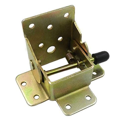 Cabinet Hinges Yeahmart 1Pc Lock Extension Table Bed Leg Feet Steel Folding Foldable Support Bracket Screw