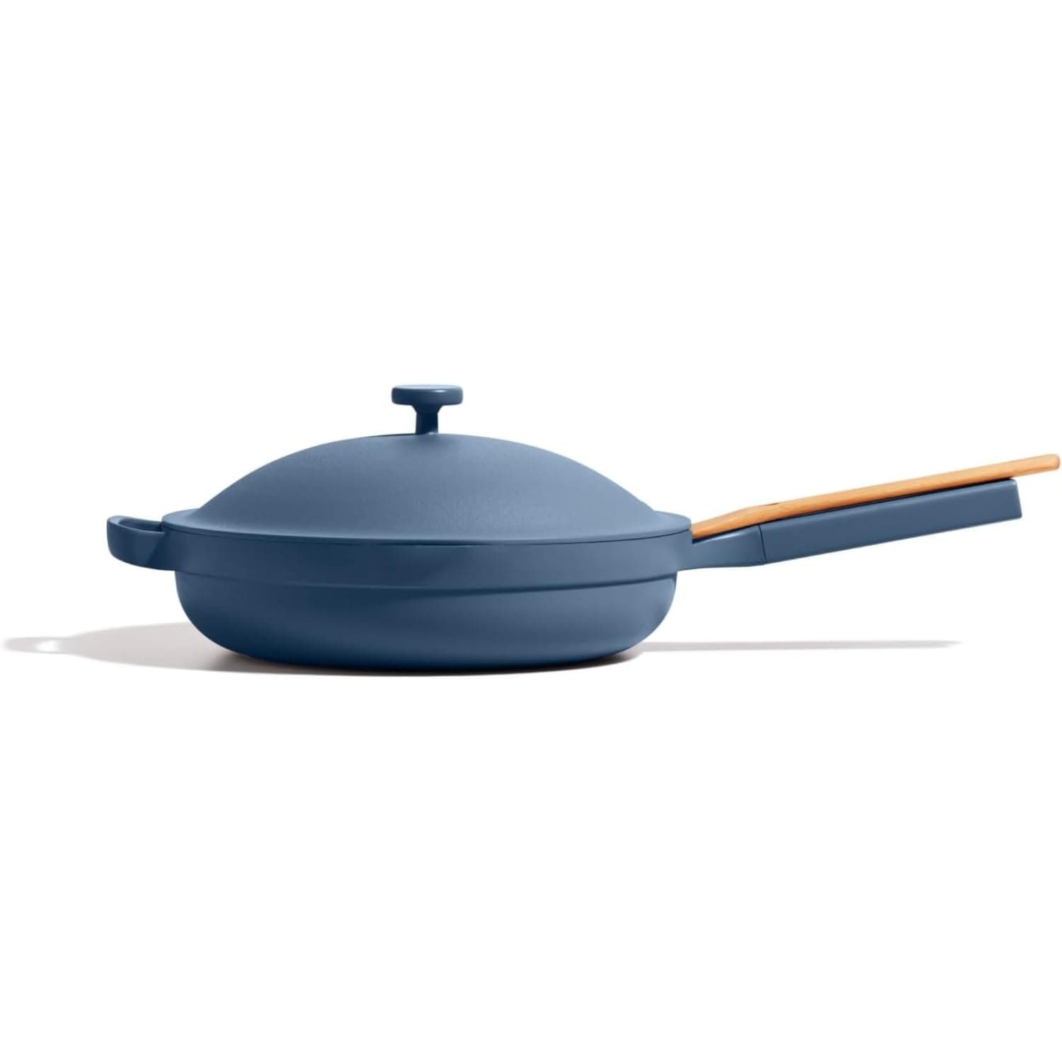 Large Always Pan 2.0-32cm (3.8L) Nonstick, Toxin-Free Ceramic Cookware | Patented 10-in-1 Aluminum Frying & Sauté Pan | Safe for Oven, Induction & All Cooktops up to 232°C | Blue Salt