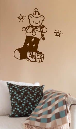 Large-Easy Instant Decoration Wall Sticker Wall Mural-Socking