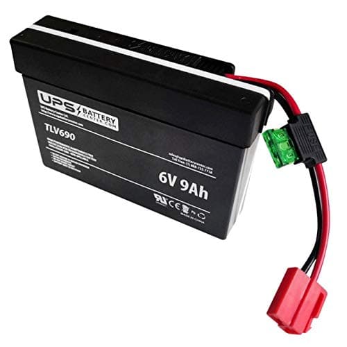 UPSBatteryCenter Replacement Battery for Rollplay 6V VW Type 2 Bus Red