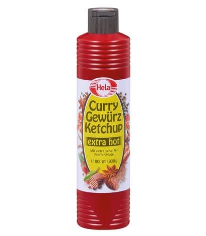 Hela Sauce 800ml (Curry Spice Ketchup Extra Hot)