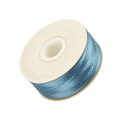 Size D Nylon Bead Weaving Thread - Turquoise 64yd