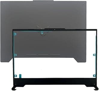 New Compatible Replacemen for ASUS TUF Gaming F15 A15(2023) FA507XI FA507NV FX507VV FX507VU FX507ZV FX507ZU(1.LCD Rear Back Top Cover Case and LCD Front Bezel Cover)