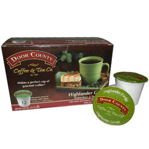 Door County Coffee Highlander Grogg, 12 Single Serve Cups