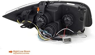 Carpartsinnovate Fits 07-13 E81 E82 E87 E88 1-Series LED Halo Black Projector Headlights