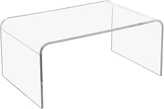 Small Coffee Table Clear Acrylic Coffee Table Coffee Table For Small Space End Table Center Table Sofa Table Tea Table Modern Minimalist Side Table For Living Room (Size : 60 * 40