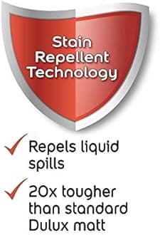 Dulux Easycare Washable & Tough Matt Emulsion Paint - Almond White - 5L