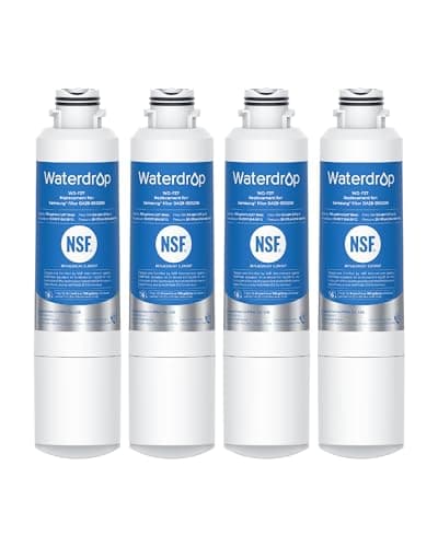 Waterdrop DA29-00020B Refrigerator Water Filter, Replacement for Samsung DA29-00020B, DA29-00020A, HAF-CIN/EXP, 46-9101, Standard, Pack of 4