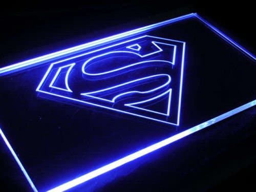 Superman Man Cave LED Neon Sign - Light Sign