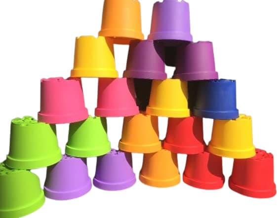 20 x 5L 5 Litre Coloured Flowerpots