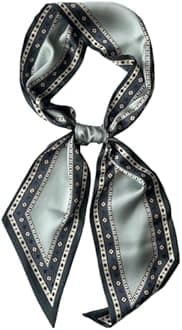 Silk Head Scarf for Hair Fashion Headwrap for Women Lightweight Neck Tie