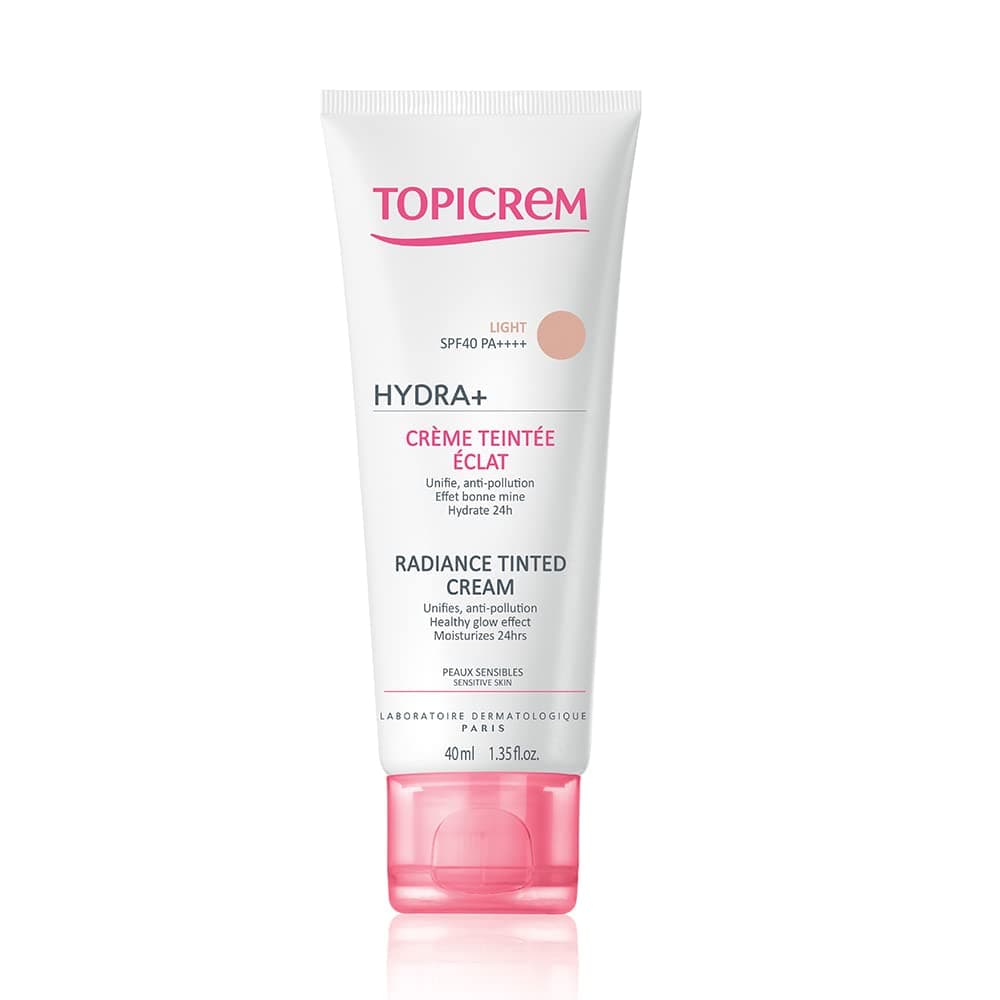 Topicrem Hydra+ Radiance Tinted Cream SPF 40 40ml - Light